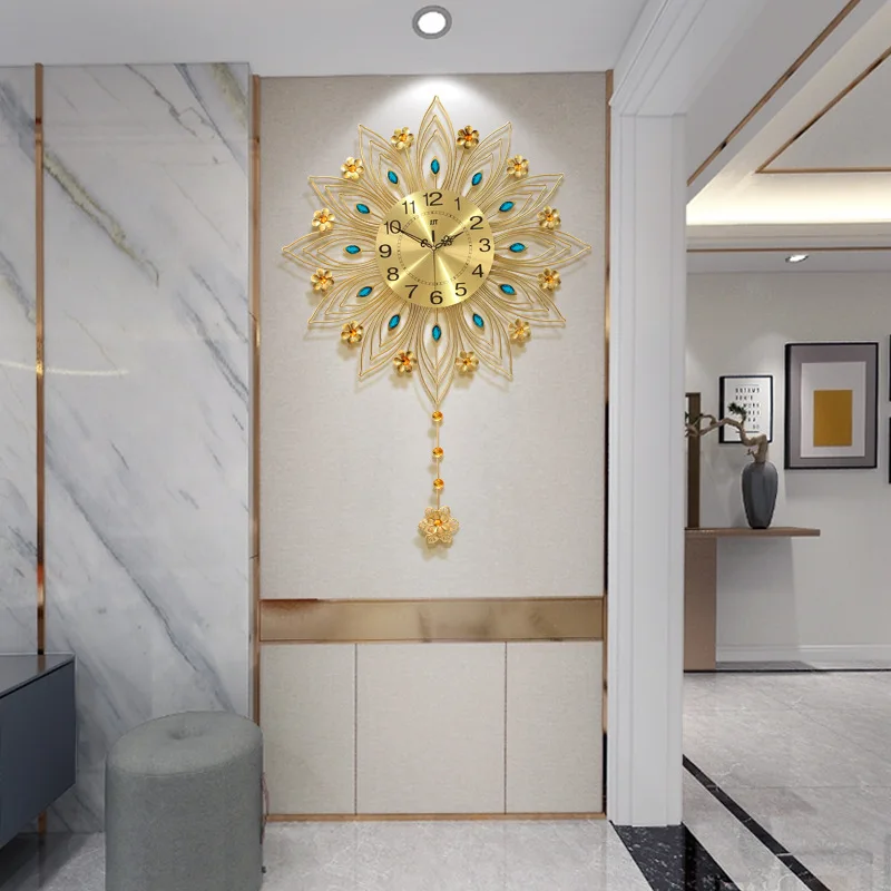 

Модные часы, настенные часы, простые кварцевые часы для гостиной, креативное индивидуальное украшение, бесшумные карманные часы для спальн...