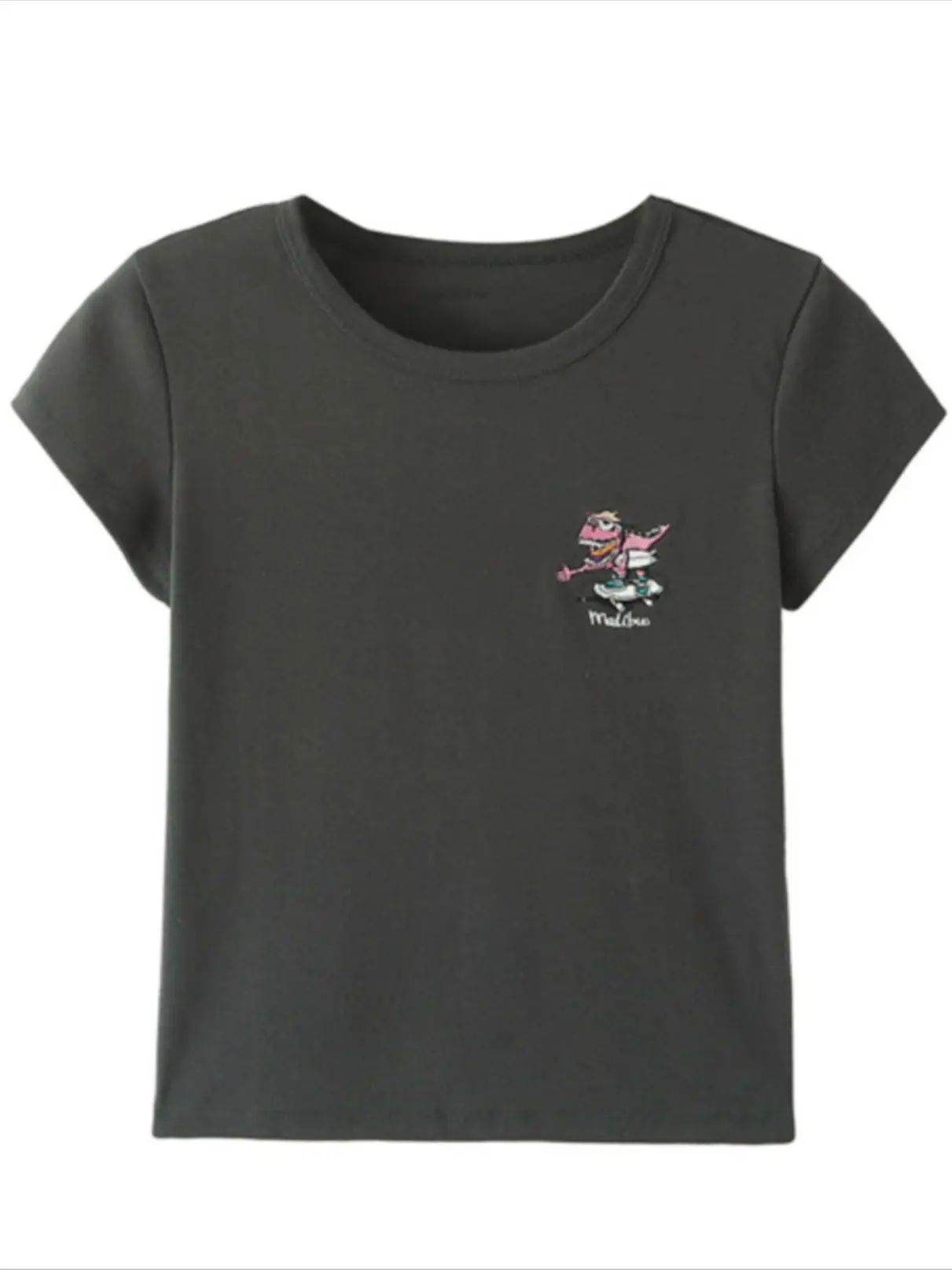 

Casual Women Soft Cotton O Neck Slim T-shirt 2022 Summer Fashion Ladies High Street T-shirt Female Loose Cartoon T-shirt Tops