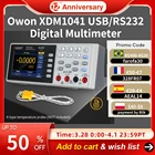 Цифровой мультиметр Owon XDM1041, USBRS232, 55000 отсчетов, высокоточный универсальный настольный мультиметр с ЖК-экраном 3,5 дюйма