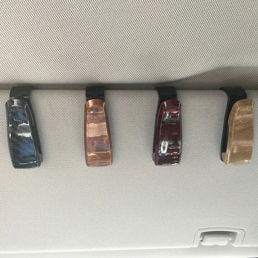 

Portable Car Glasses Holder For Reading Glasses Sunglass Eyeglass Auto Fastener Clip Card Clip Holder Car Interior Accessories