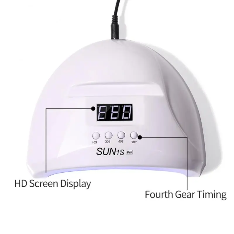 Nail Lamp LED Dryer For Acrylic Gel Drying With Low Heat Mode Smart Sensor Art Salon Manicure Machine