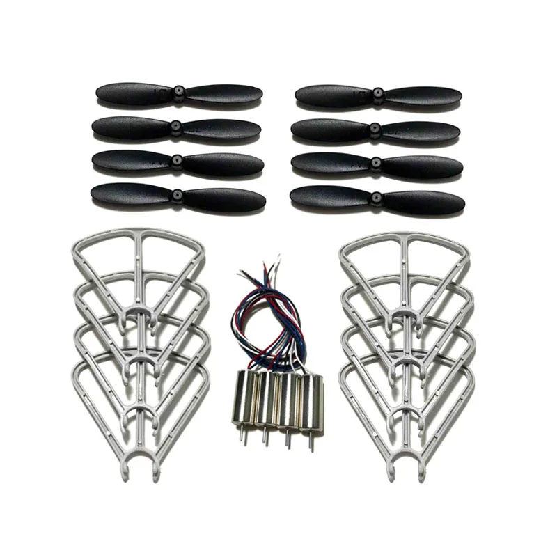 

4DRC MINI RC Drone V9 4D-V9 Quadcopter Parts Propeller Blades Maple Leaf Protection Guard Motors Engines