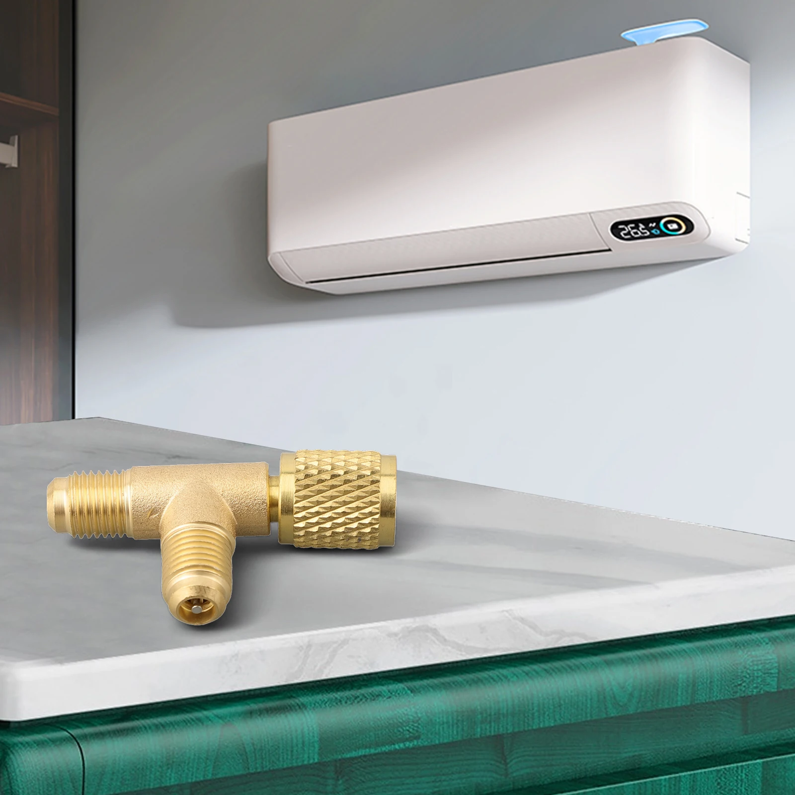 Т-образный адаптер быстрый разъем износостойкий желтый простой в эксплуатации