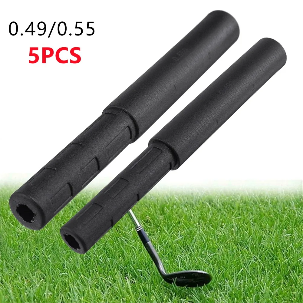 5Pcs Length 127mm Golf Club Carbon Fiber Extension Rods Kit Butt Extender Stick For Iron/Graphite Shaft Putter Accessories - купить по