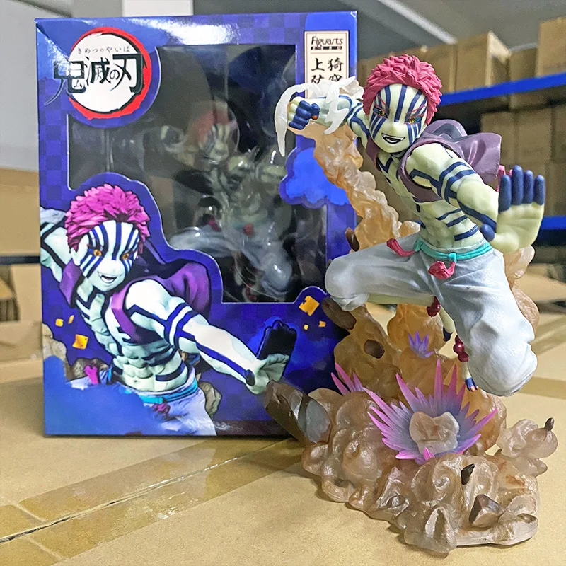 Фото Аниме Фигурка Demon Slayer Akaza Uzui Tengen Kimetsu No Yaib Модель куклы Фигурки Фигурка Аниме Периферийный Декор Фигурка №5