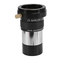 1 25 inch telescope eyepiece 2x barlow lens fully metal body m42 x 0 75mm for astronomical telescope
