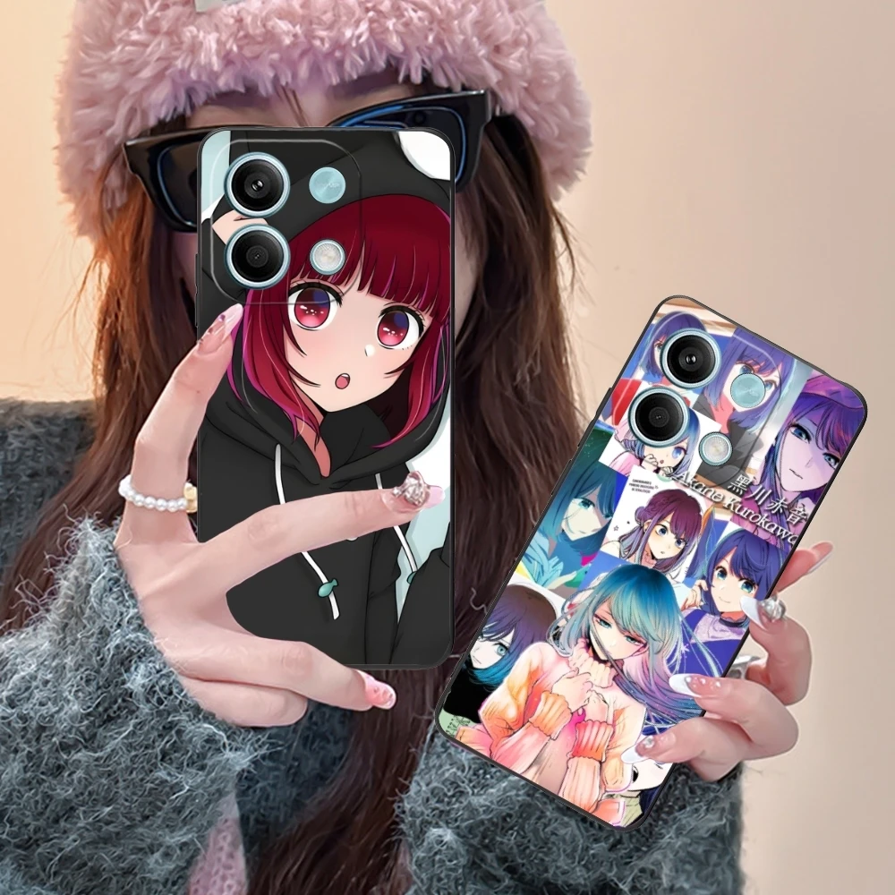 Чехол Oshinoko AI для мобильного телефона Xiaomi POCO M6 M5 M4 M3 X6 X5 X4 X3 F6 F5 F4 F3 F2 C40 Pro GT