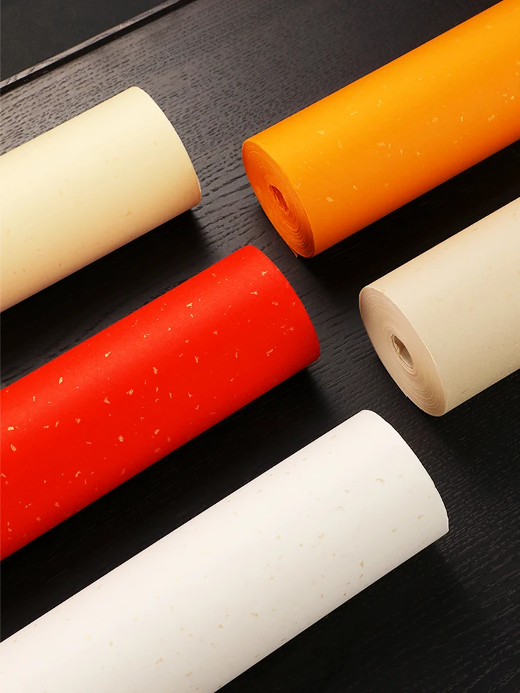 Рулон бумаги Xuan 34 см x 20 м с золотой точкой Chunlian Duilian рисовая бумага для