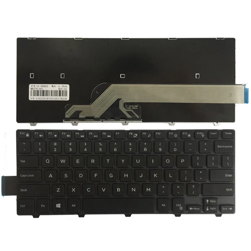 US New keyboard For DELL 14 3441 3442 N5447 N3442 14CR 14MR 050x15 SN8233 Black US Laptop Keyboard