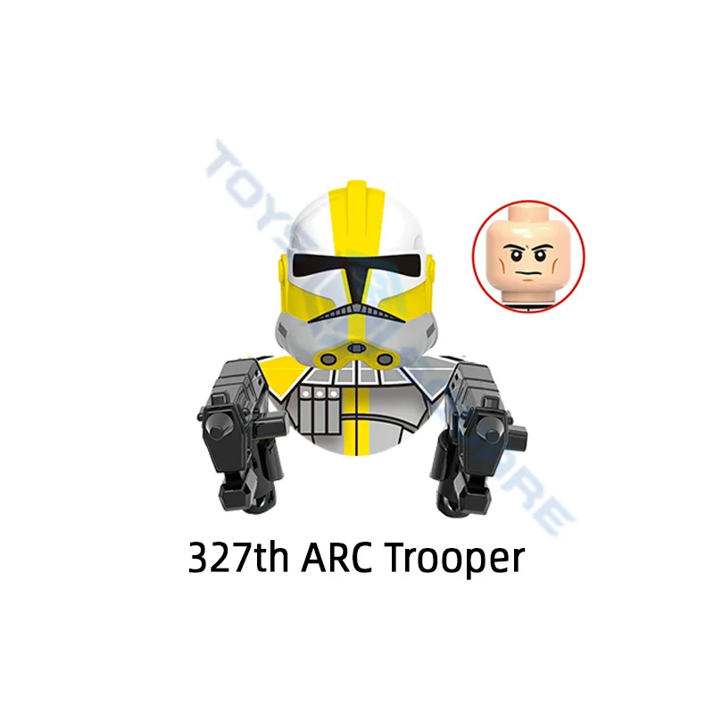 DISNEY Commander Colt Blitz Havoc Hammer Wolffe Horn Clone Trooper модель батальона строительные блоки кубики