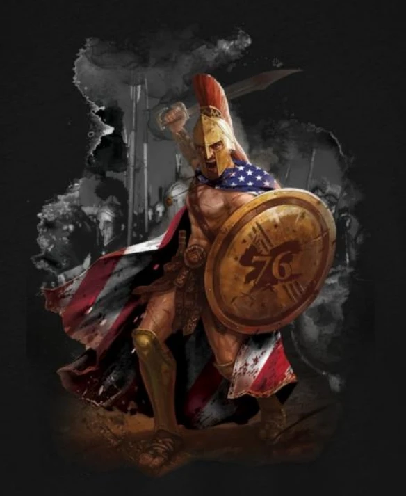 Пуловер Amercian Spartan Warrior толстовка из 100% хлопка удобная повседневная мужская модная