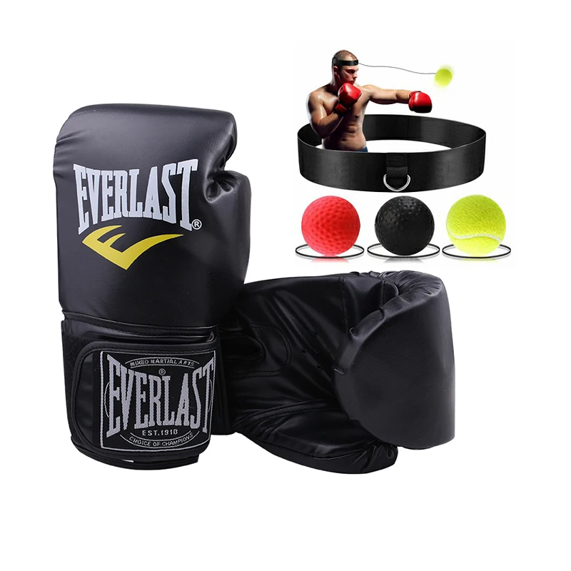 Боксерские перчатки песочный мешок кикбоксинг тренировка Муай Тай каратэ ПУ для
