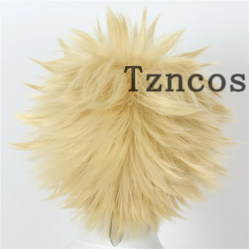 Tzncos аниме My Hero Academia косплей парик короткие светло-русые термостойкие