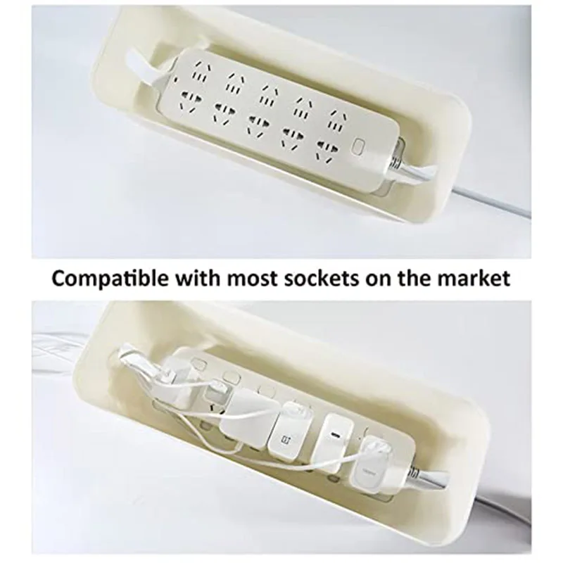 Деревянный ящик для хранения кабелей домашнего офиса проволочный прямоугольный