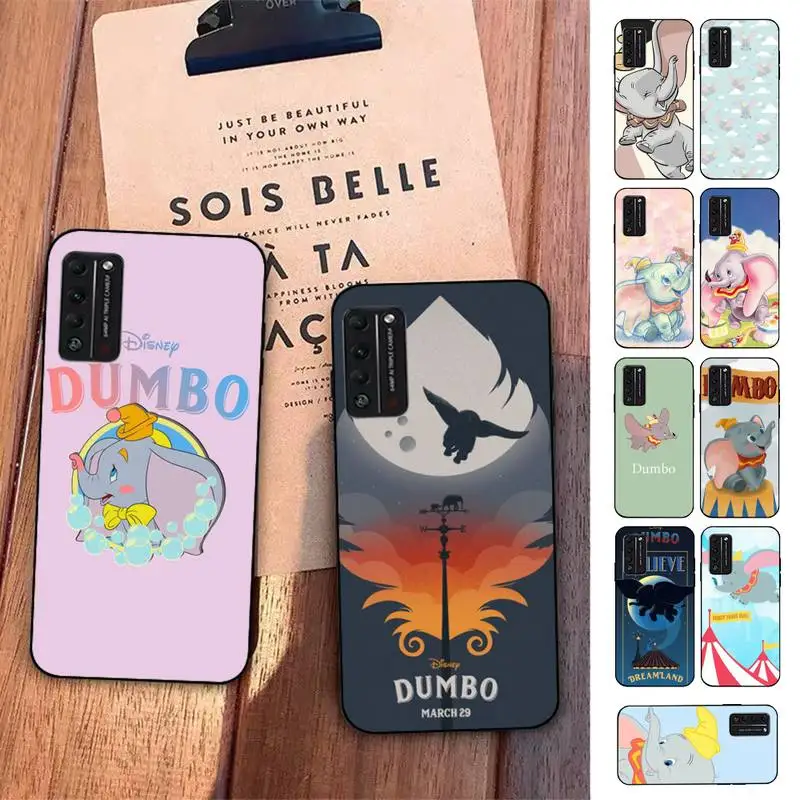 

Disney Dumbo Flying Elephant Phone Case for Huawei Honor 10 i 8X C 5A 20 9 10 30 lite pro Voew 10 20 V30