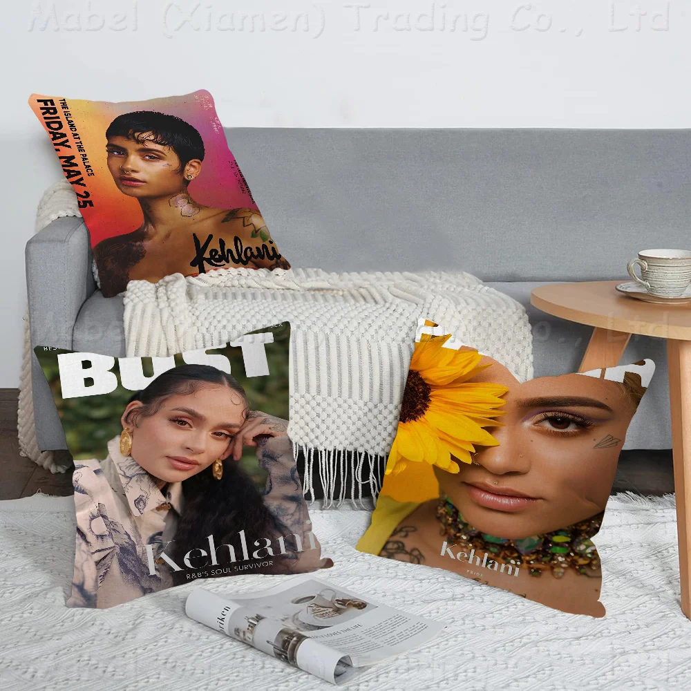 K-Kehlani While We Wait Music Cushion Cover 30x50 Polyester Sofa Cushions Decorative Throw Pillows Home Decoration Pillowcover