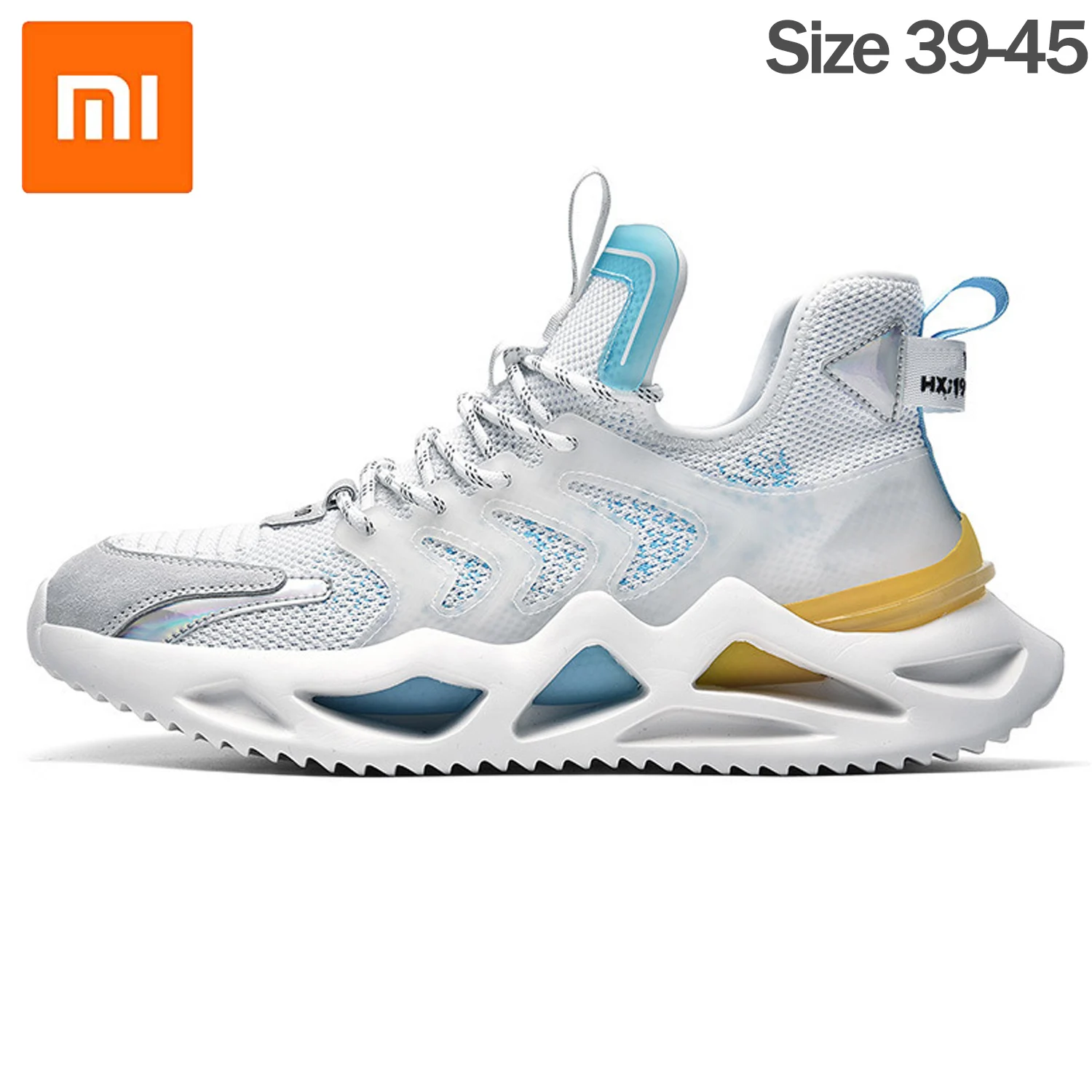 

Кроссовки Xiaomi мужские спортивные, дышащие, удобные для ходьбы, тенниса, бега, без шнуровки, повседневная обувь, Яркие модные