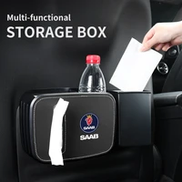 car seat back multifunctional tissue storage box for saab 9 3 9 5 93 9000 900 9 7 600 99 9 x 97x turbo x monster 9 2x gt750 92 s