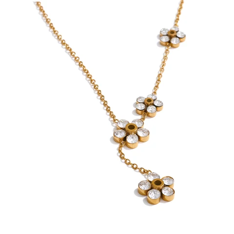 Золотое ожерелье Yhpup