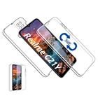 360 полноразмерный чехол из поликарбоната и силикона для OPPO Realme C21Y C25Y, двойной защитный чехол Realme C25Y C21Y, прозрачный стеклянный чехол из ПЭТ