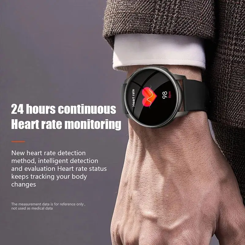 Новые умные часы LA17 для мужчин и женщин с AMOLED-экраном, водонепроницаемыми на 3ATM, браслетом для измерения пульса, давления крови, оксиметром и шагомером.