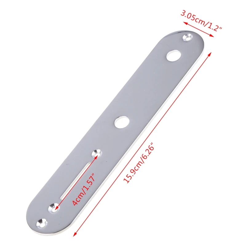 

Quality electric guitar control switch plate in chrome