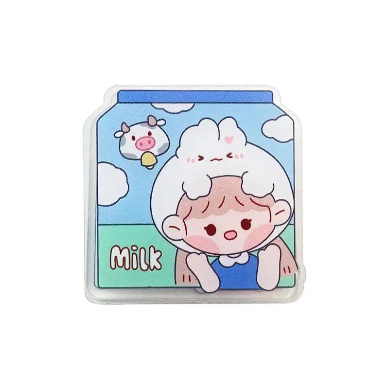 Милые акриловые папки для файлов Kawaii девочек зажим книг мультяшное руководство