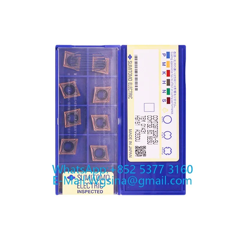 Фото Токарные пластины CCMT CCMT0602 04, CCMT09T3 04 08, CCMT1204 08 N-LUW, N-SU, N-MU, N-SC, AC8025P, AC8035P, 10 шт., 100% оригинал №4