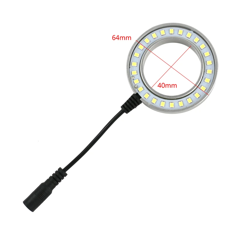

26 Pcs LED Adjustable Ring Light Illuminator Lamp For Stereo Trinocular Binocular Microscope M48 Installation Interface