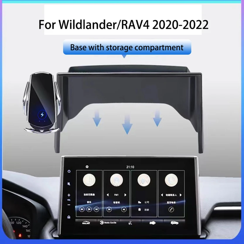 

Держатель для телефона для Toyota RAV4 2020-2022 с креплением на экран, Гравитационный зажим, крепление для сотового телефона для Samsung iPhone (экран 10,1 дю...