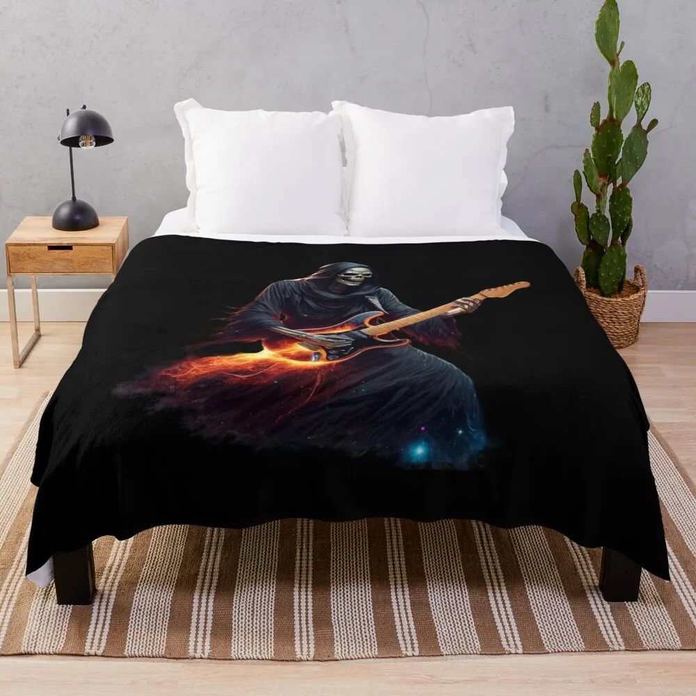 Grim Reaper одеяло для электрогитары Solo декоративные одеяла дивана красивые