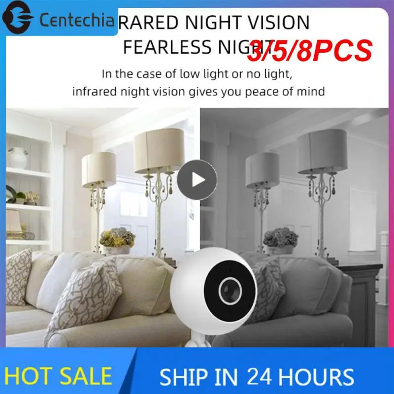 

3/5/8PCS Remote Monitoring Intelligent Camera Infrared Night Vision Surveillance Camera Night Vision Wifi Camera