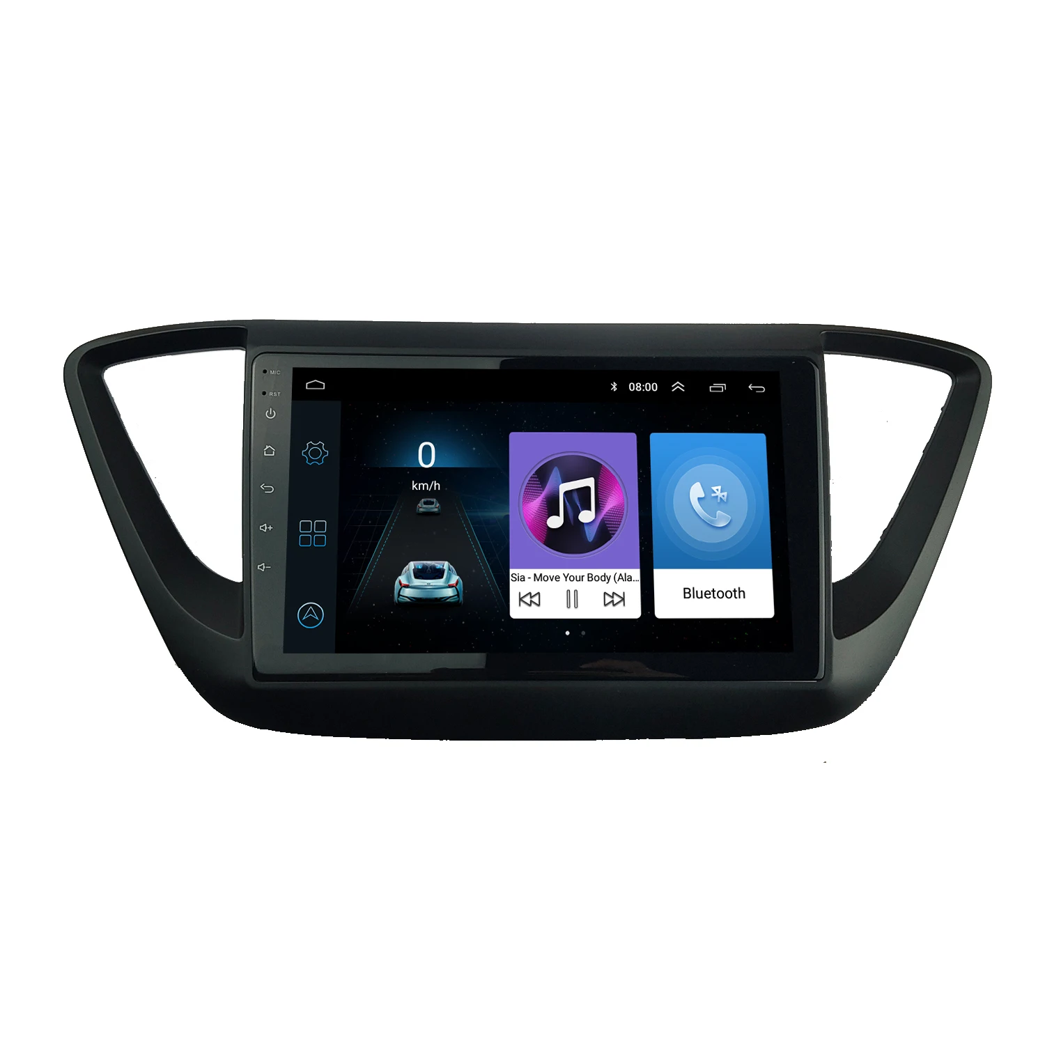 2 Din радиопанель для Hyundai Accent Verna 2018 + 9 дюймов автомобильная рамка установки аудио