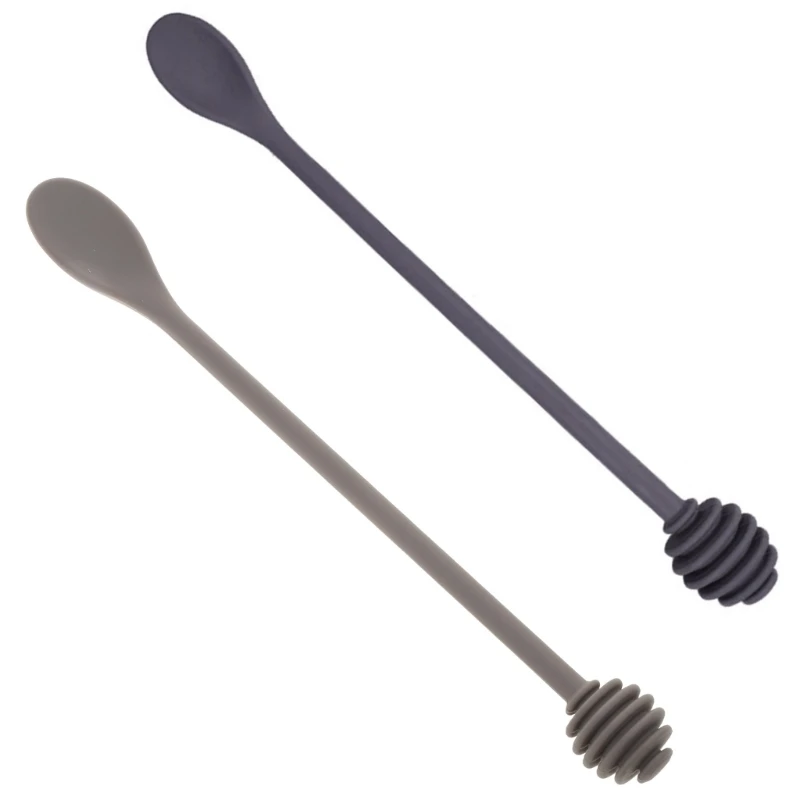 Круглая ложка для головы силиконовая мешалка горшка с медом банка раздачи-дождя