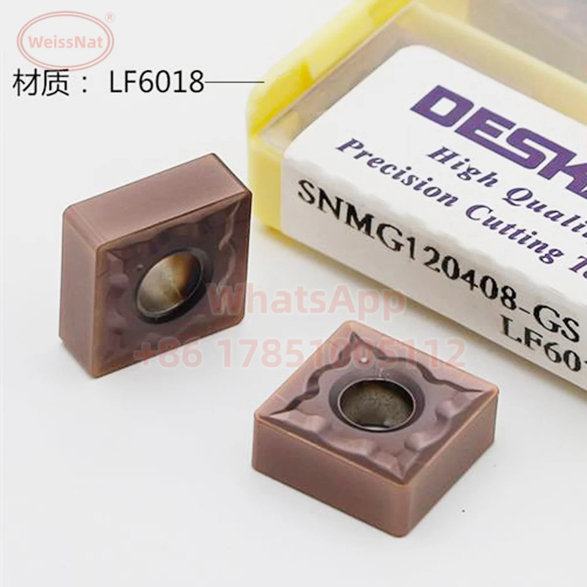 

Карбидные вставки WeissNat SNMG120408 LF3018