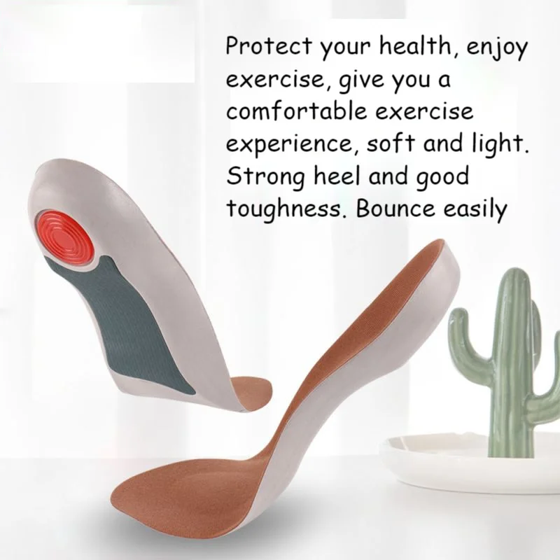  PU GEL GEL Slow Cushioning Seven Points Pad  Youpin Flat Foot Correction Insole High Arch Support TPU Velvet Fabric