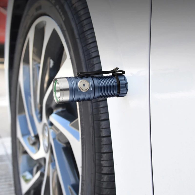 Мини-яркий USB перезаряжаемый светодиодный тактический фонарик EDC 18350 карманный