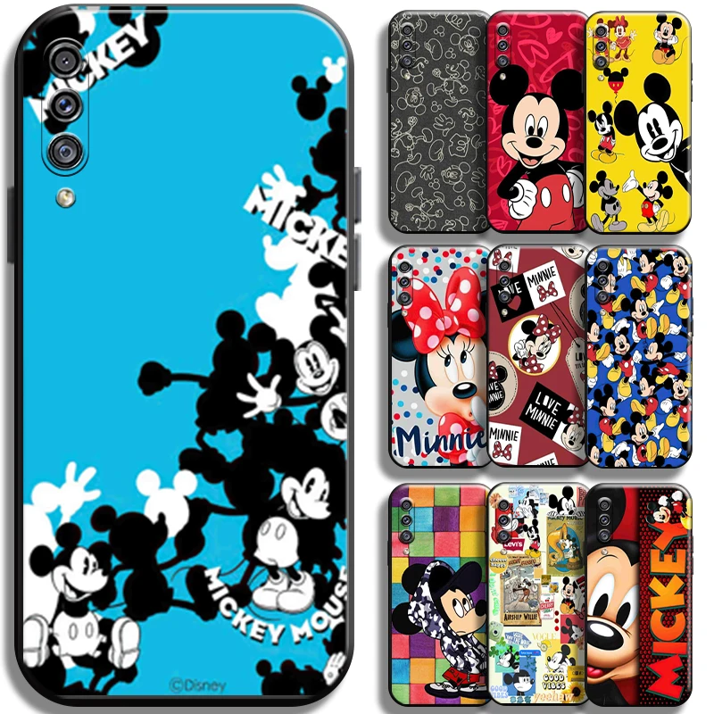 

Disney Mickey Minnie Mouse For Samsung Galaxy A50 Phone Case Shell Coque Back TPU Liquid Silicon Shockproof Black