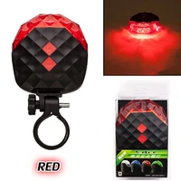 bicycle light taillight mountain road bike lantern flashlight 2 laser safety warning rear lamp light cycling bicycle accessories