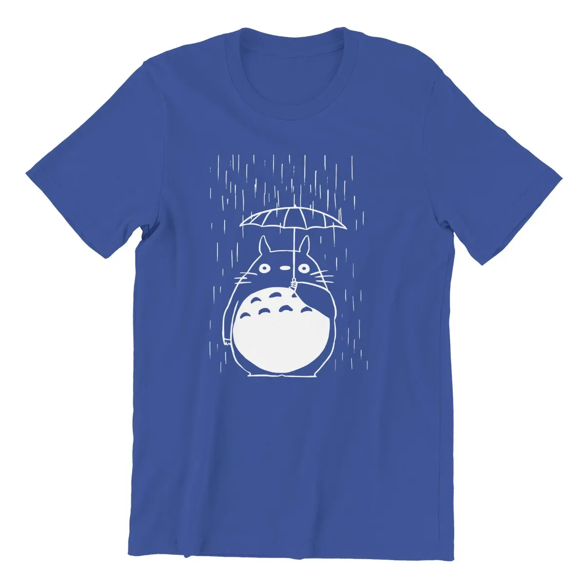 

Футболка мужская с коротким рукавом, круглым вырезом и мультяшным принтом