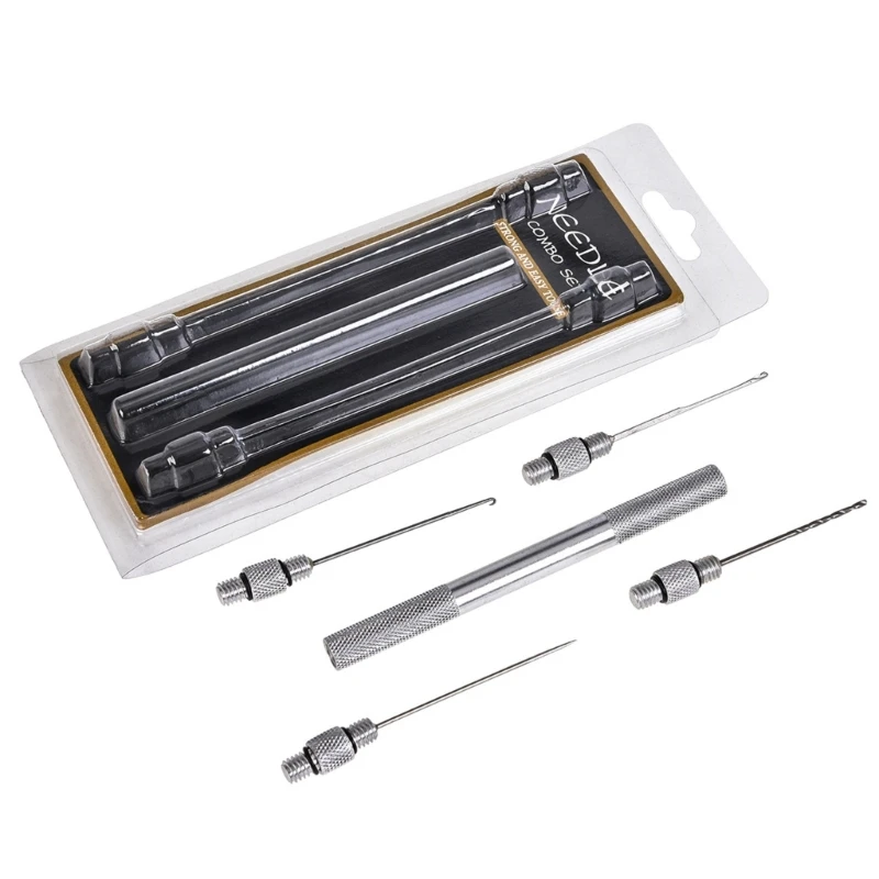 

B36F Набор игл для ловли карпа Инструмент для ловли карпа 5 в 1 Игла для рыболовных приманок