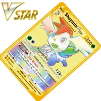 pokemon cards vstar gold metal pikachu anime characters battle games gifts toys collections ex gx v vmax