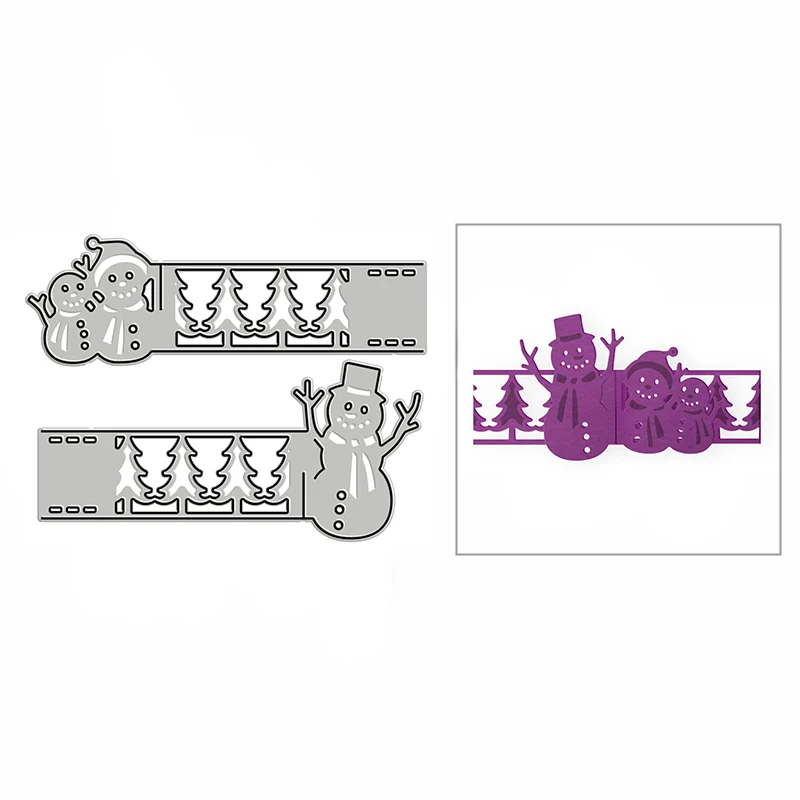 

Новинка 2022, DIY трафарет для тиснения с изображением снеговика, металлические Вырубные штампы для изготовления открыток и украшения для скра...