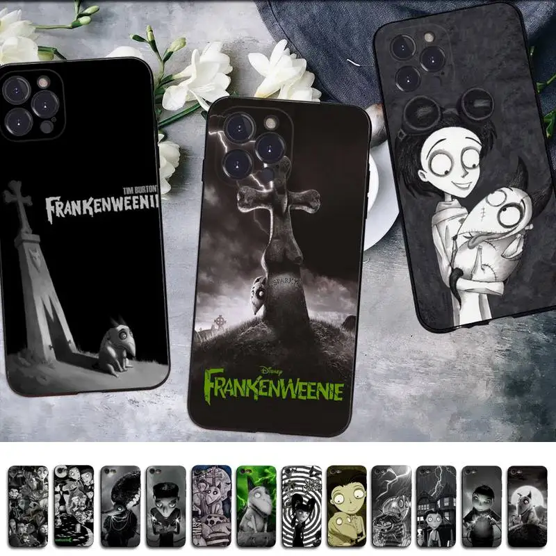 

Disney Frankenweenie Phone Case For iPhone 14 13 12 Mini 11 Pro XS Max X XR SE 6 7 8 Plus Soft Silicone Cover