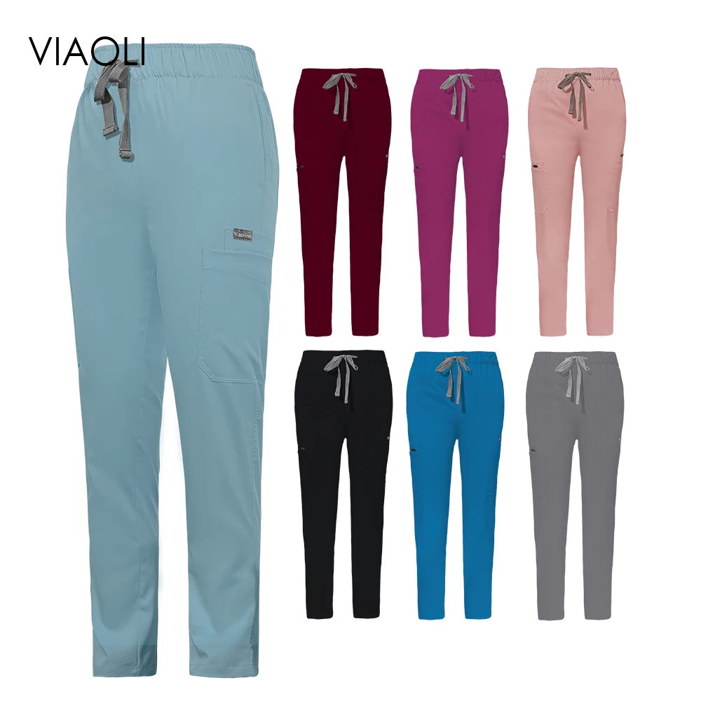 

High Quality Spa Uniforms Unisex Scrub Pants Work Clothes Pet Grooming Institutions Trousers Beauty Salon Pants Scrubs Uniform