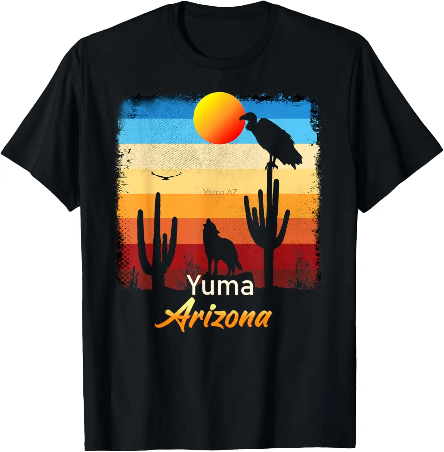 Винтажная футболка Yuma Arizona Coyote Sunset AZ Desert