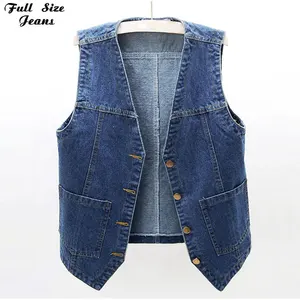 Женский джинсовый жилет без рукавов, укороченный короткий жилет без рукавов в Корейском стиле, джинсовая куртка, жилет на лето
