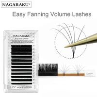 nagaraku easy fanning auto fans eyelash extension self handing making fast bloom flowering pre bonded makeup mega volume lashes