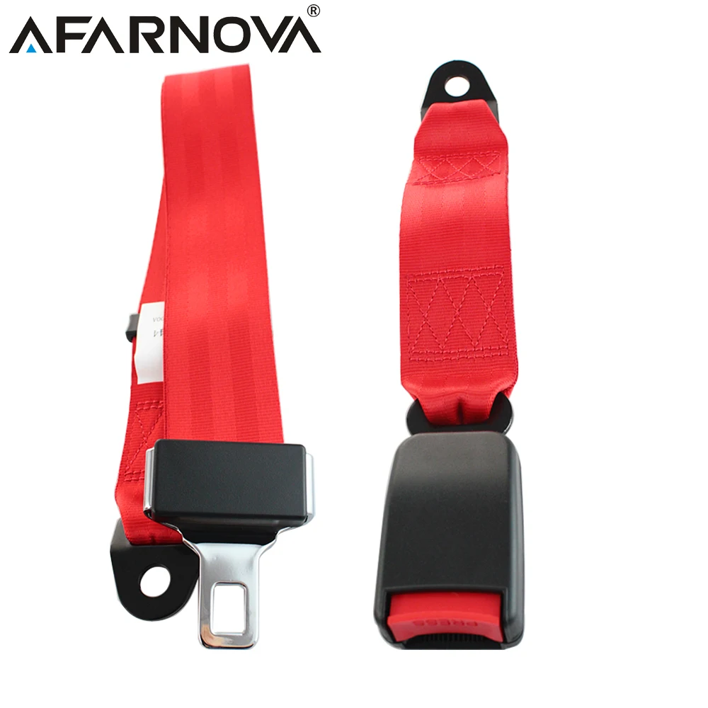 

Afarnova Two-point Safety Belt CAR SEAT Adjustable Seat Belts Auto Safety Belt FOR CAR Seatbelt Interior Accessories Universal