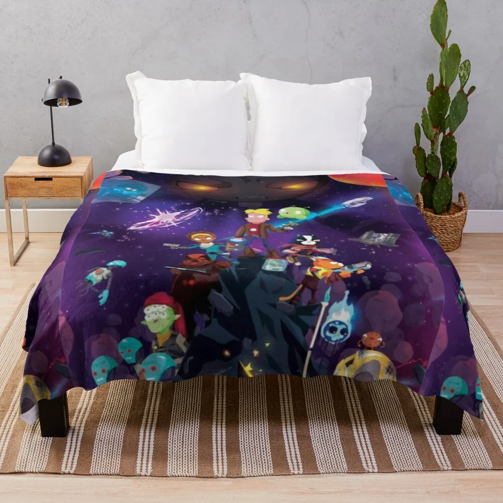 

FinalSpace Throw Blanket retro blankets decorative Throw Blanket
